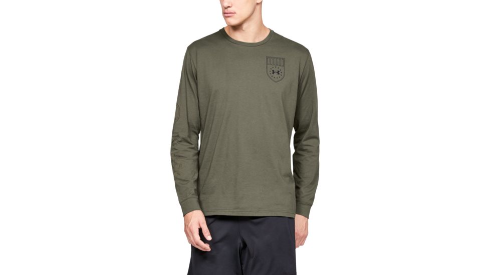 Under Armour UA Tac Division Long Sleeve T-Shirt - Men's, 2XL, Marine OD Green, 13424083902X