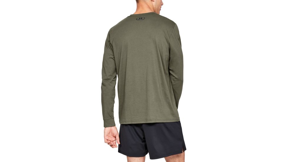 Under Armour UA Tac Division Long Sleeve T-Shirt - Men's, 2XL, Marine OD Green, 13424083902X