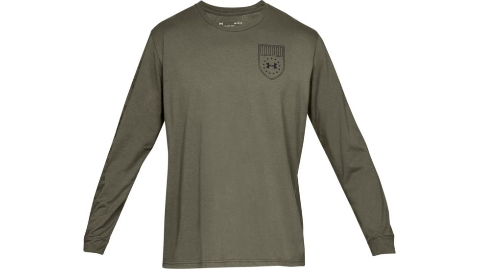 Under Armour UA Tac Division Long Sleeve T-Shirt - Men's, 2XL, Marine OD Green, 13424083902X
