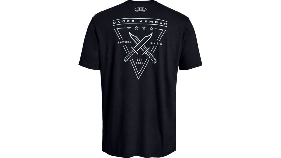 Under Armour UA Tac Division T-Shirt - Men's, 2XL, Black, 13274490012X