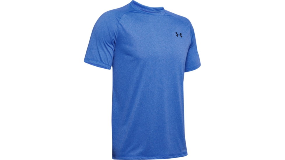 Under Armour UA Tech Short Sleeve Shirt - Men's, Medium, Blue, 1345317486MD
