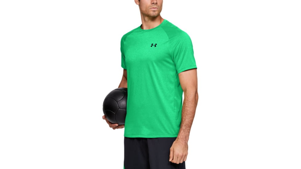 Under Armour UA Tech Short Sleeve Shirt - Men's, 3XL, Vapor Green, 13453172993X