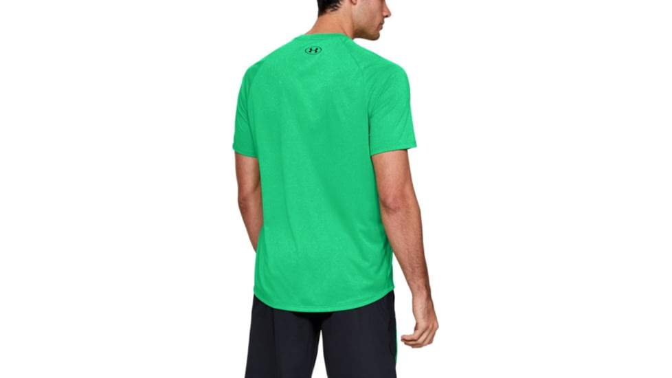 Under Armour UA Tech Short Sleeve Shirt - Men's, 3XL, Vapor Green, 13453172993X