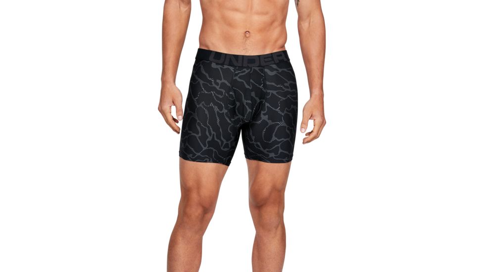 Under Armour UA Boxerjock Printed - 2-Pack - Men's, Extra Large, Green, 1327416003XL