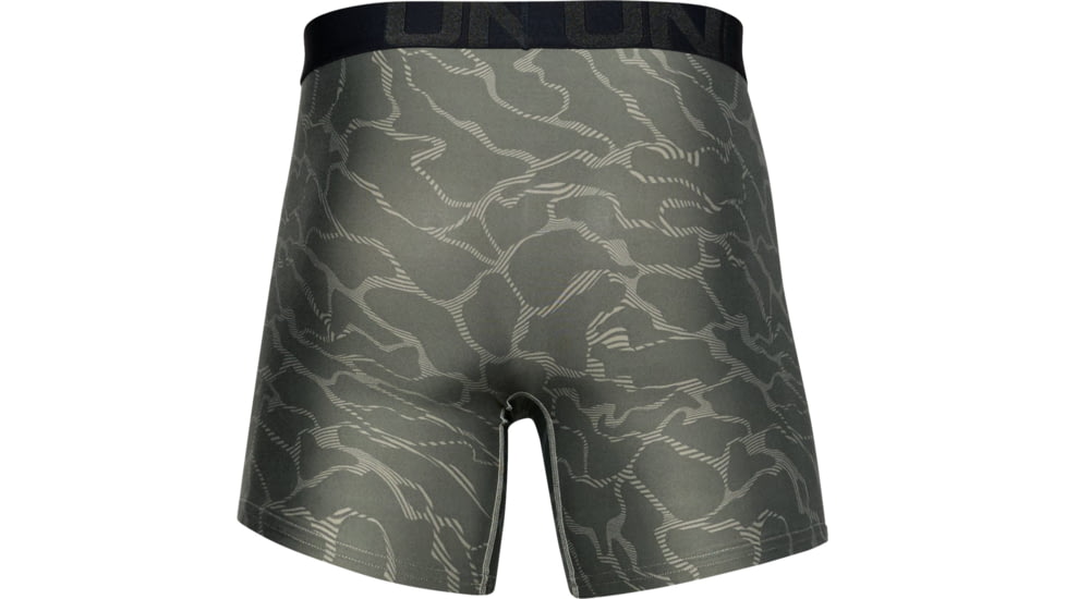 Under Armour UA Boxerjock Printed - 2-Pack - Men's, Extra Large, Green, 1327416003XL