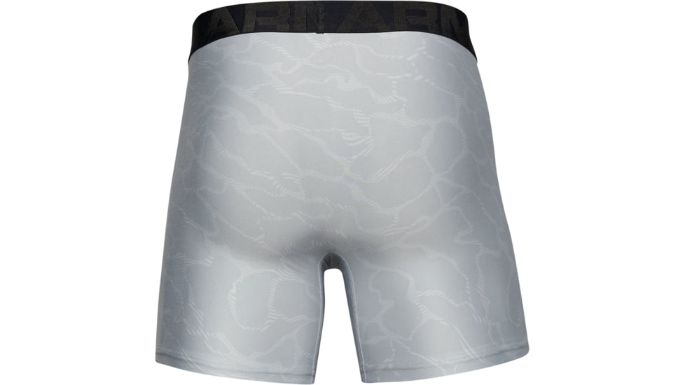 Under Armour UA Boxerjock Printed - 2-Pack - Men's, 2XL, Mod Gray, 13274160042X