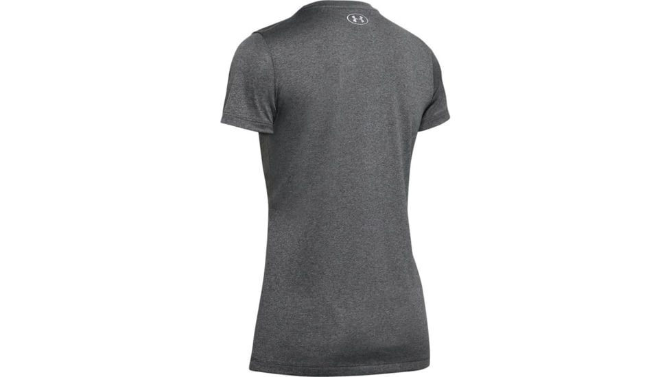 Under Armour UA Tech Logo Graphic T-Shirt - Womens, Small, Carbon Heather, 1351963090SM