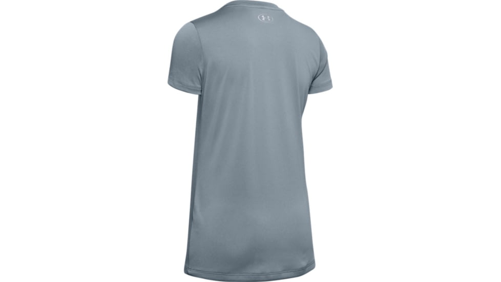 Under Armour UA Tech Logo Graphic T-Shirt - Womens, Large, Hushed Turquoise, 1351963396LG