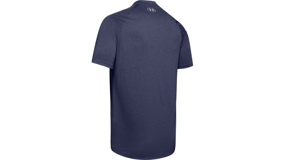Under Armour UA Tech Short Sleeve Shirt - Mens, Extra Large, Blue Ink, 1345317497XL
