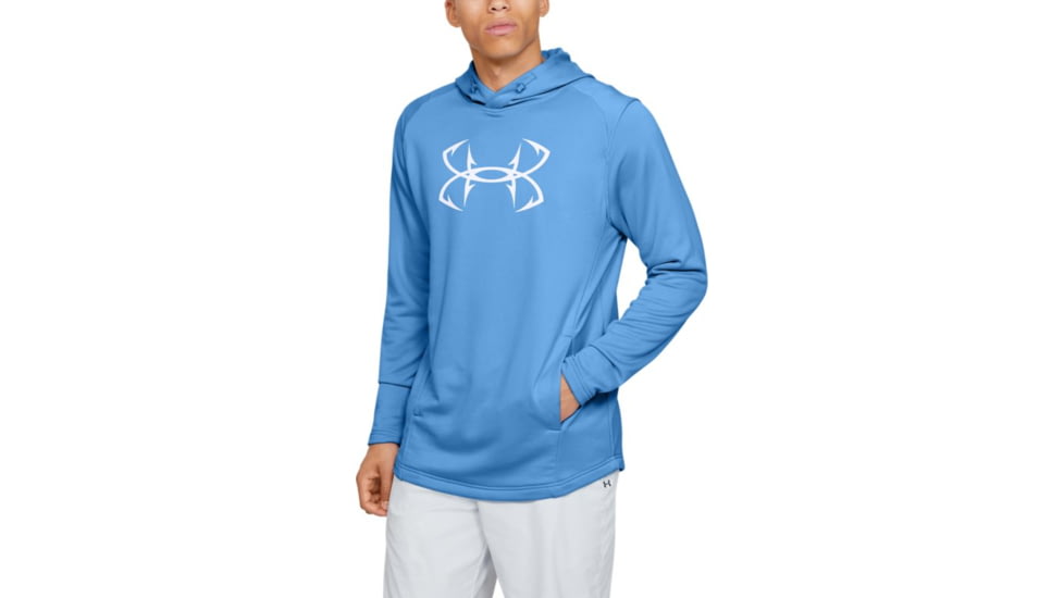Under Armour UA Tech Terry Fish Hook Hoodie - Mens, 2XL, Carolina Blue, 13511574752X