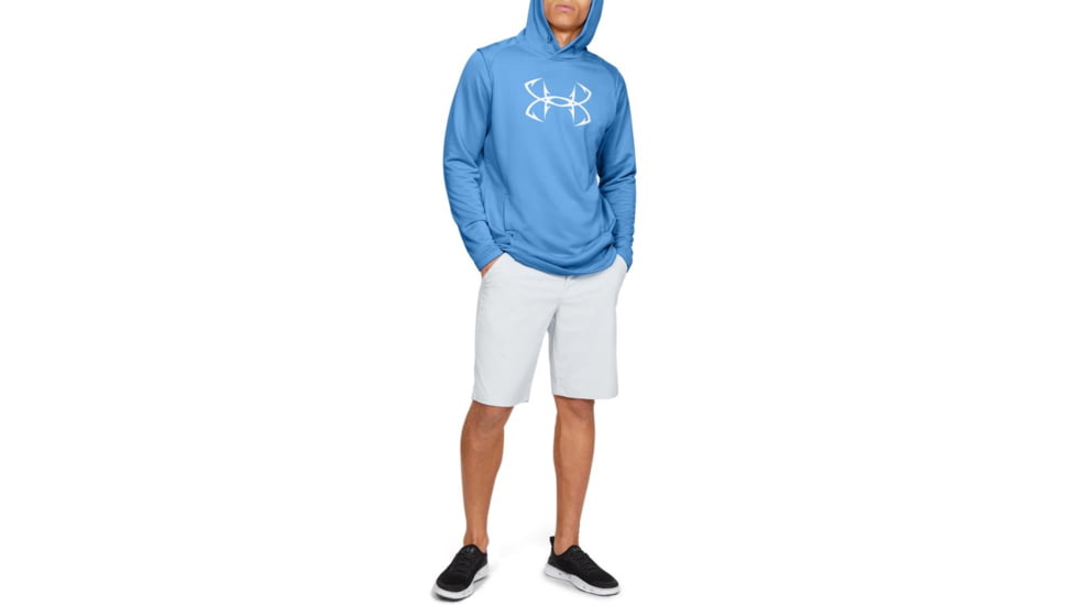Under Armour UA Tech Terry Fish Hook Hoodie - Mens, 2XL, Carolina Blue, 13511574752X