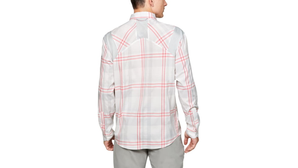 Under Armour UA Tide Chaser 2.0 Plaid Long Sleeve Shirt - Mens, 2XL, White, 13533361002X