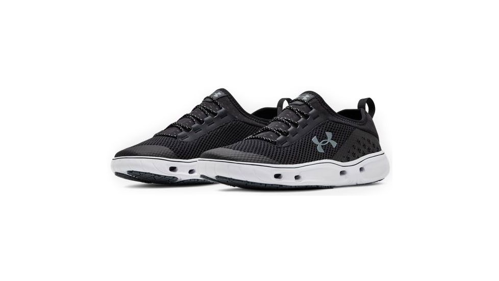 Under Armour UA Kilchis Watersports Shoes - Men's, 10, Black/White/Pitch Gray, 1268873-002-10