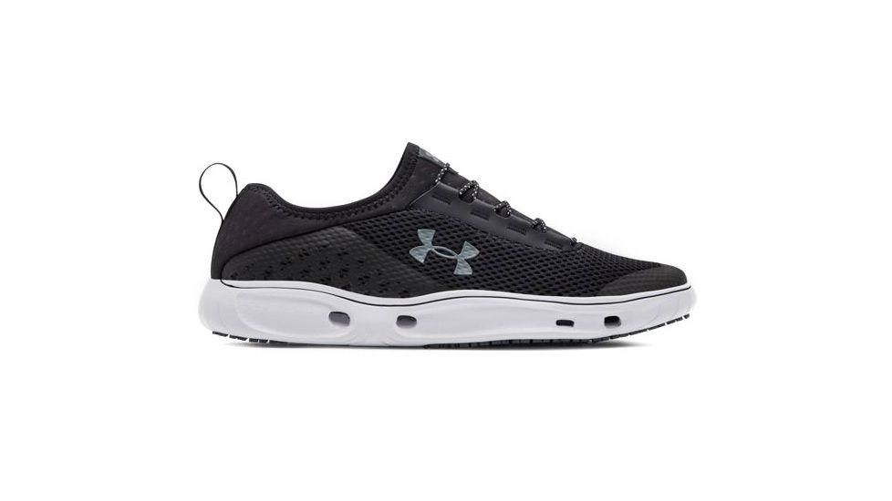 Under Armour UA Kilchis Watersports Shoes - Men's, 9, Black/White/Pitch Gray, 1268873-002-9