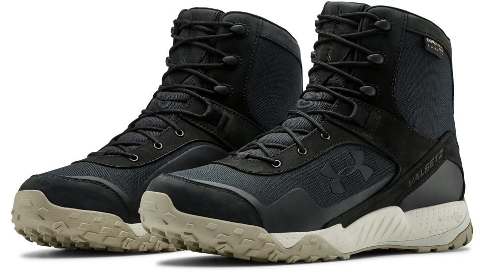 Under Armour Valsetz Cordura Hiking Boots - Mens, Black / Summit White / Black, Medium, 6.5, 3022289-001-6.5