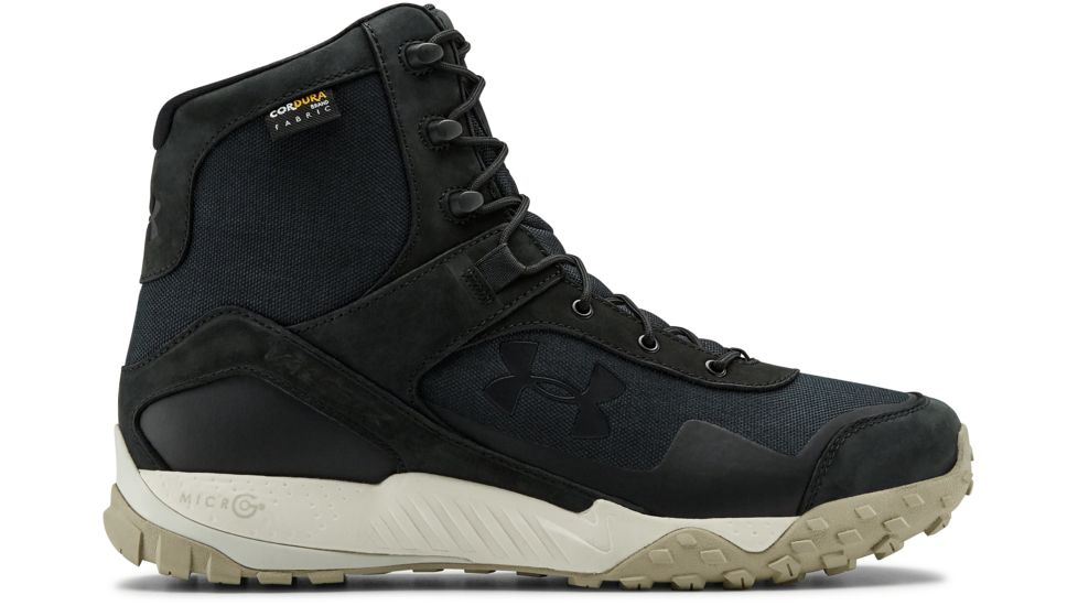 Under Armour Valsetz Cordura Hiking Boots - Mens, Black / Summit White / Black, Medium, 6.5, 3022289-001-6.5