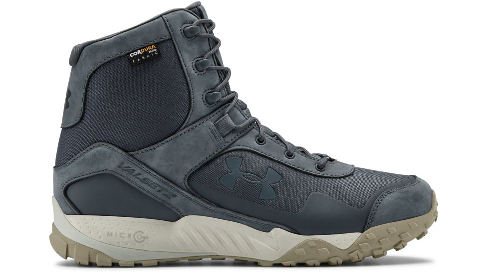 Under Armour Valsetz Cordura Hiking Boots - Mens, Pitch Gray / Summit White / Pitch Gray, Medium, 13, 3022289-100-13