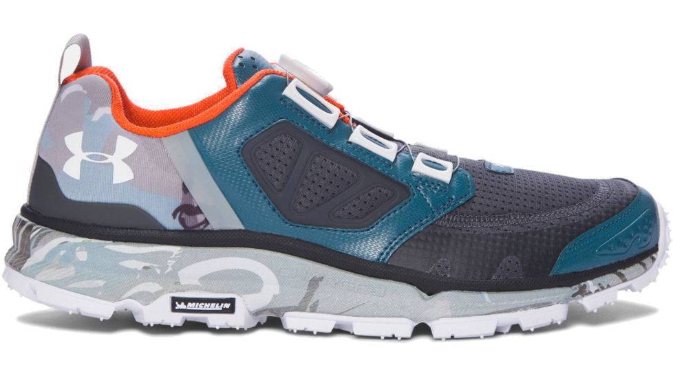 Under Armour Verge Amphibian Hiking Shoe - Men's-Ridge Reaper Hydro/Rhino-Medium-12.5