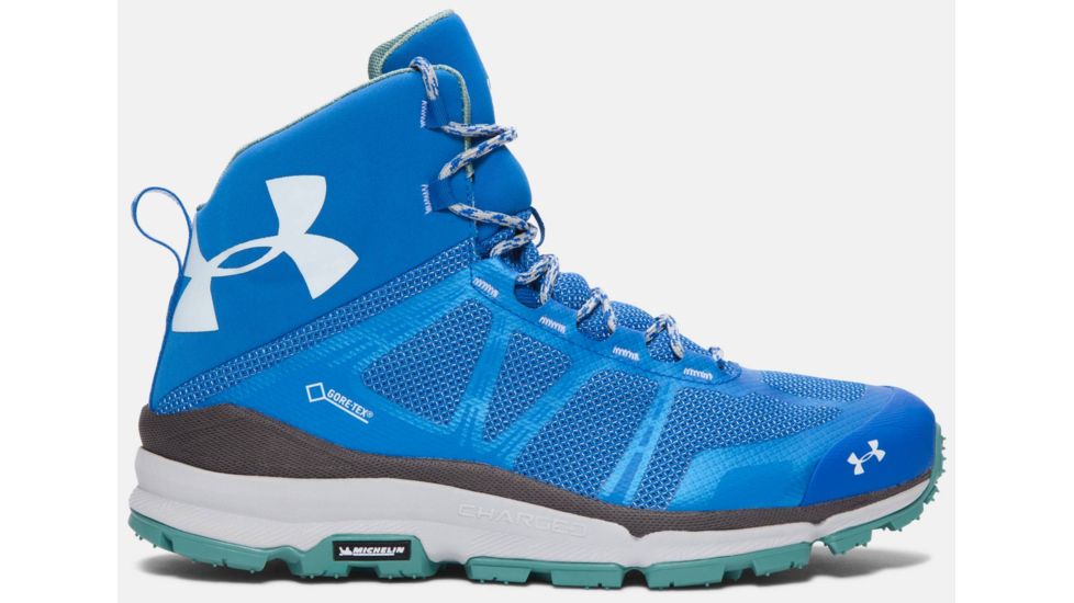 Under Armour Verge Mid GTX Hiking Boot - Men's-Superior Blue/Graphite-Medium-9