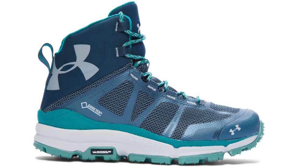 Verge Mid GTX Hiking Boot - Womens-Blue/Emerald Sari/Elemental-Medium-7.5