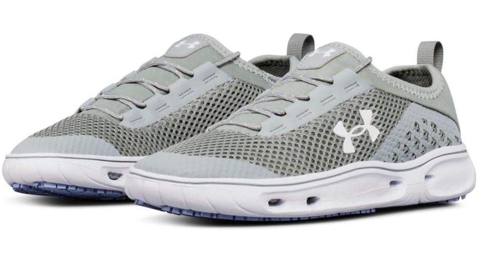 Under Armour Womens Kilchis Shoes Womens, Gunpowder Green/White/White, 7, 1268874-300-7