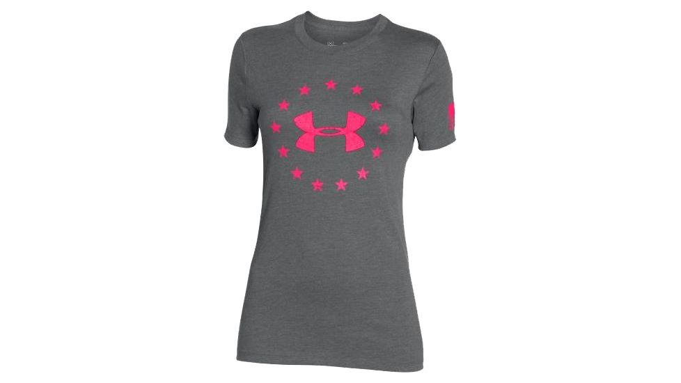 Under Armour Womens Tactical Freedom Logo Short Sleeve T-Shirt,Graphite,Large 1260331040LG