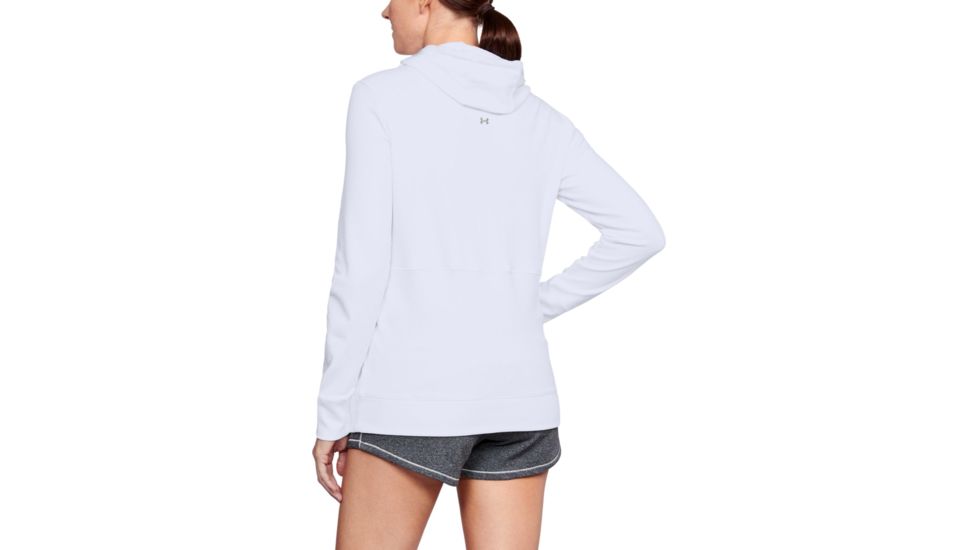 Under Armour UA Freedom Microthread Hoodie - Women's, Medium, White, 1305242100MD