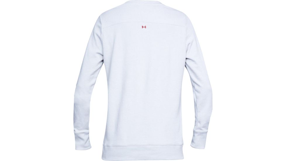 Under Armour UA Freedom Threadborne Crew Long Sleeve T-Shirt - Women's, 2XL, White, 1305245101XXL