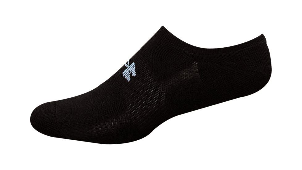 Under Armour Mens All Season So Lo Socks, Medium, Black - 4 Pack 