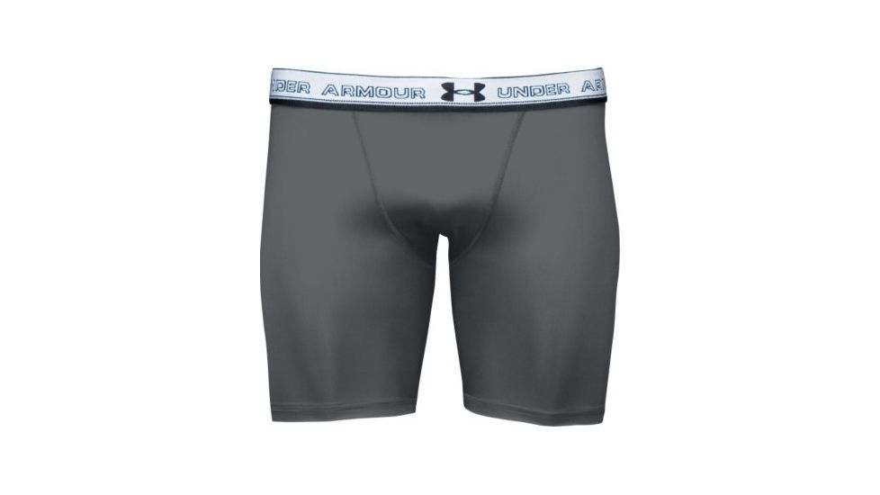 UnderArmour Men's HeatGear Compression Short - Gray Color 1201164-020