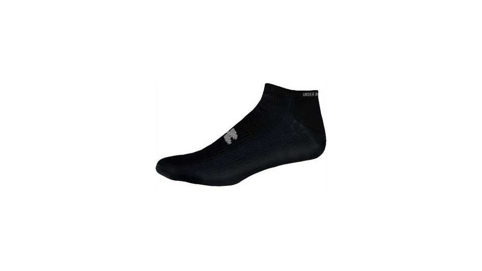 All Season Gear 4 Pack Mens No Show Black Socks