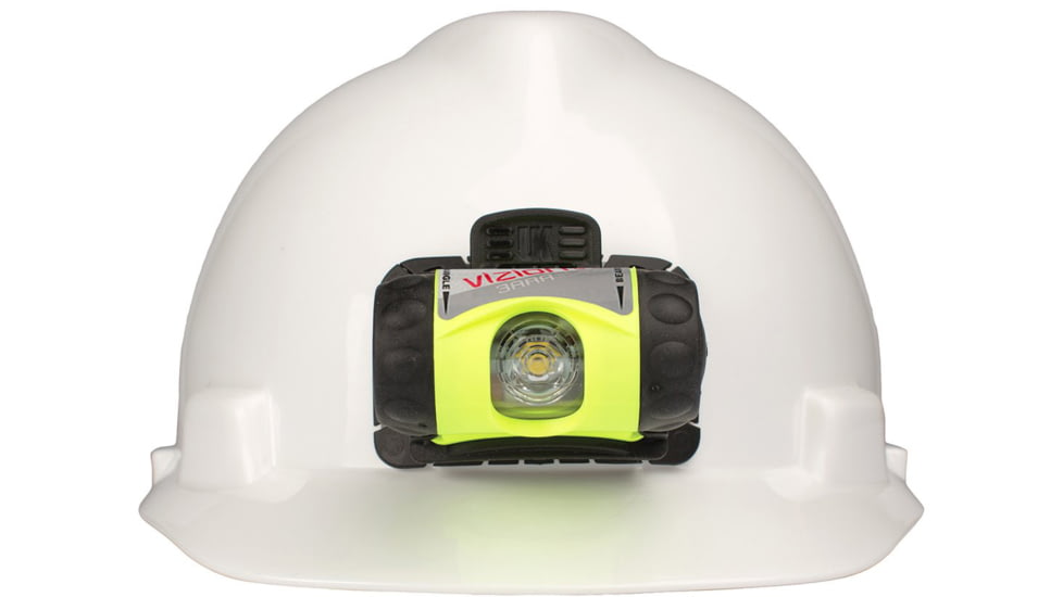 Underwater Kinetics 3AAA eLED Vizion I eLED Headlamp, AA Alkaline, Red/White, 35-65 Lumens, Safety Yellow, 517046