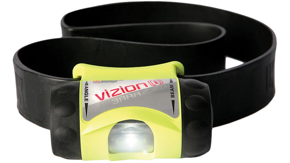 Underwater Kinetics 3AAA Vizion eLED Headlamp, AAA, Red/White, 65 Lumens, Yellow, 517007