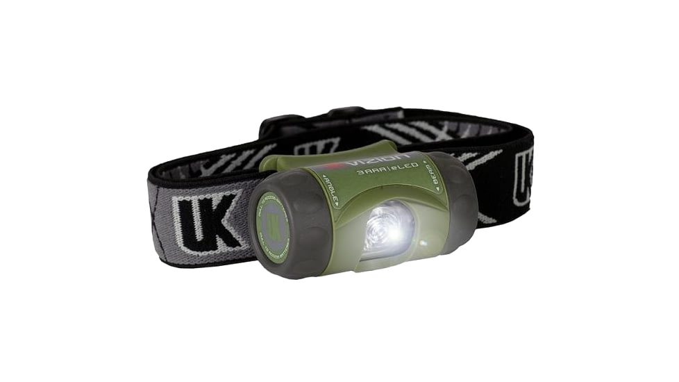 Underwater Kinetics 3AAA Vizion eLED Headlamp - Eco Green