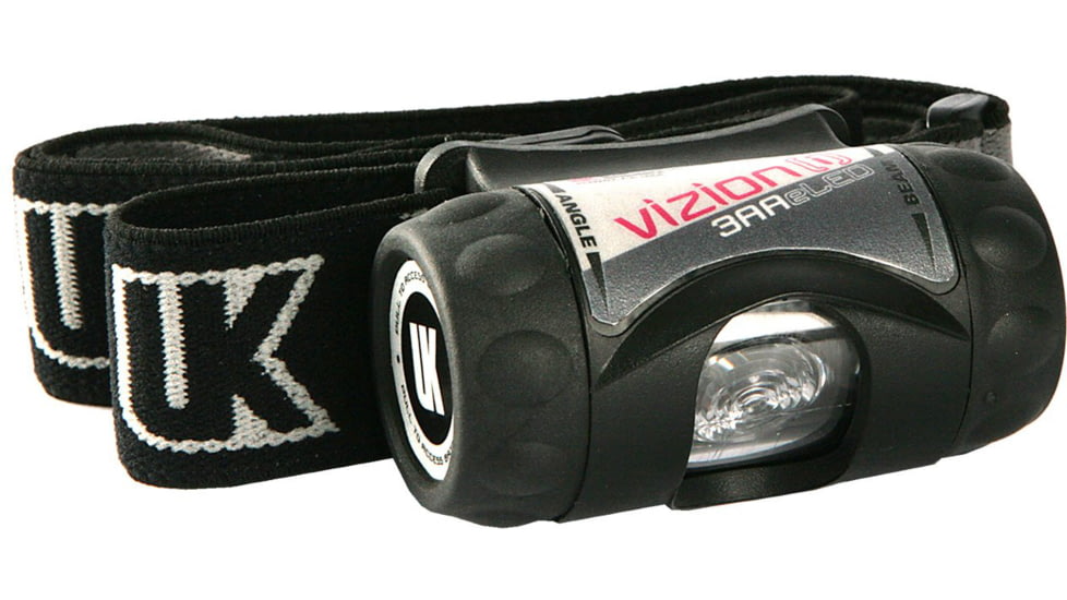 Underwater Kinetics 3AAA Vizion Headlamp, AAA, Red/White, 65 Lumens, Black, 517018