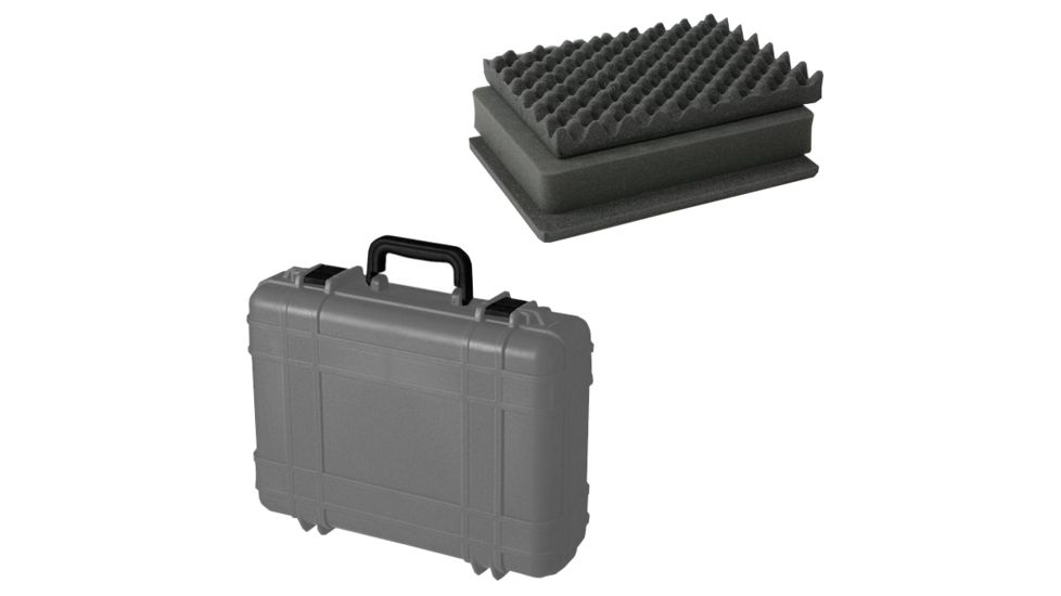 Underwater Kinetics 518 Waterproof ABS Construction Dry Case w/Foam Grey 502002