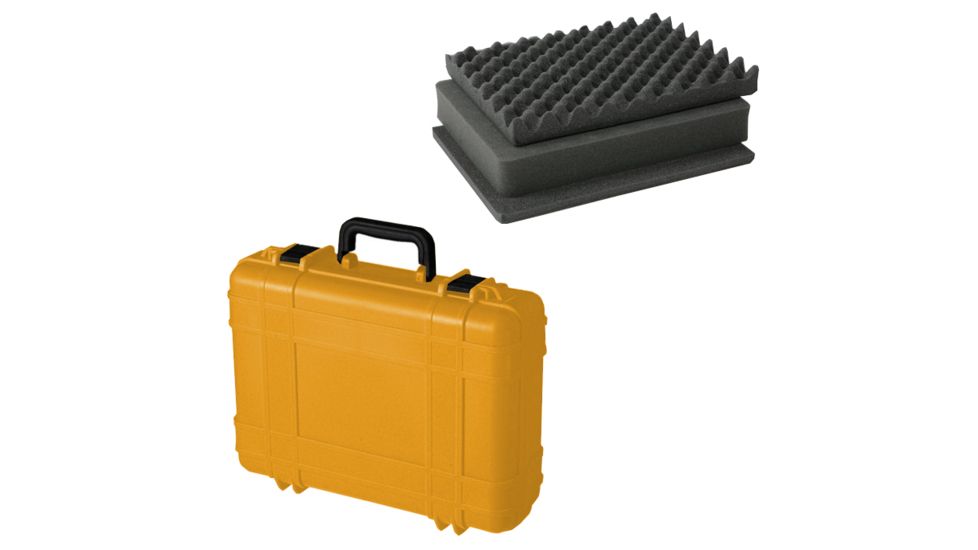 Underwater Kinetics 518 Waterproof ABS Construction Dry Case w/Foam Orange 502006