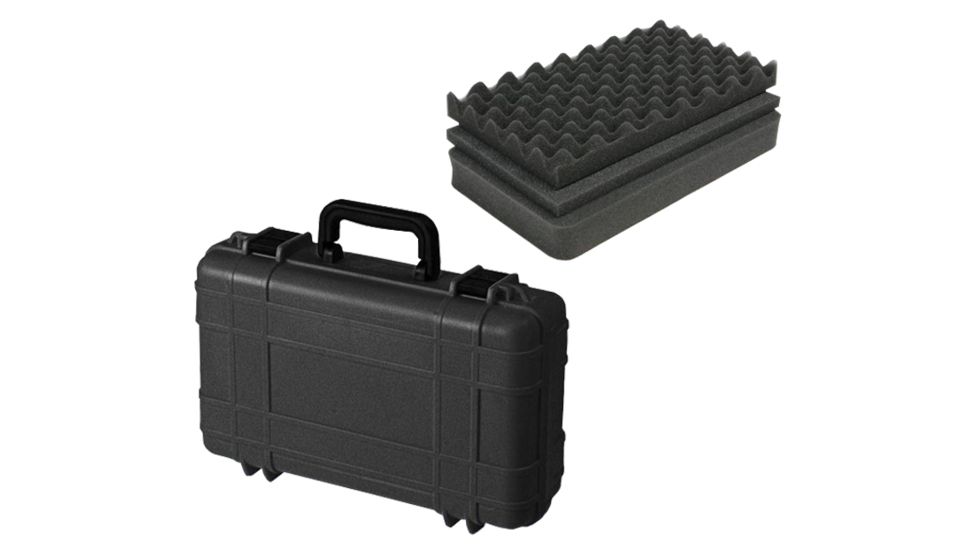 Underwater Kinetics UltraCase 416 Dry Box, 16.9x9.9x4.6in Interior, Foam, Black