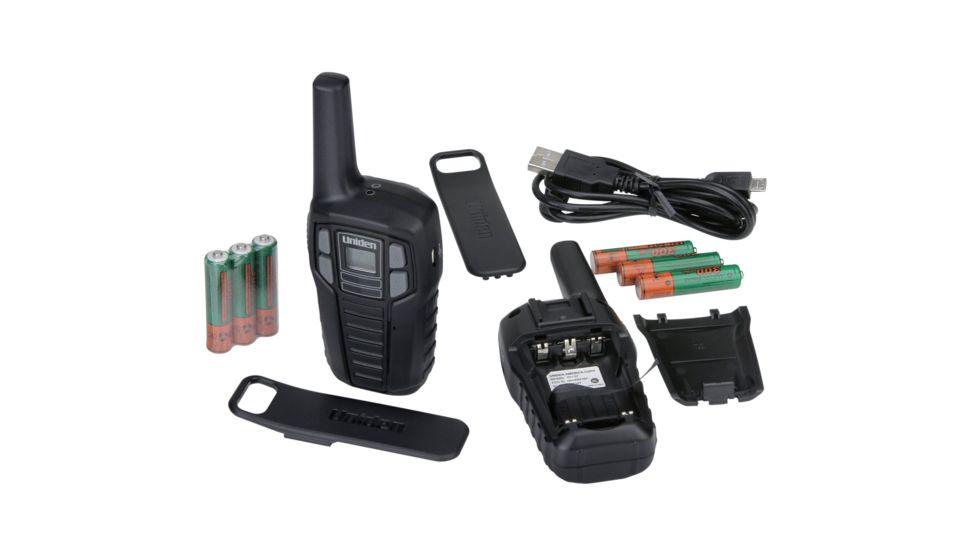 Uniden 16 Mile Two Way Radios, Black SX167-2CH