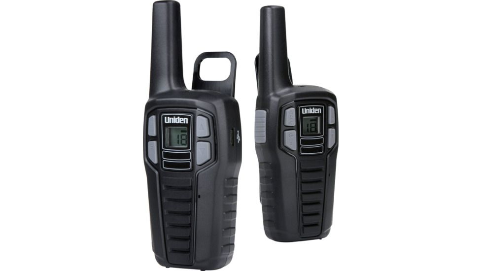 Uniden 16 Mile Two Way Radios, Black SX167-2CH