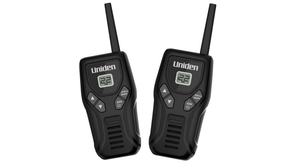 Uniden 20 Mile GMRS/FRS Radio - 2 Radios, Micro USB, Black GMR2050-2C