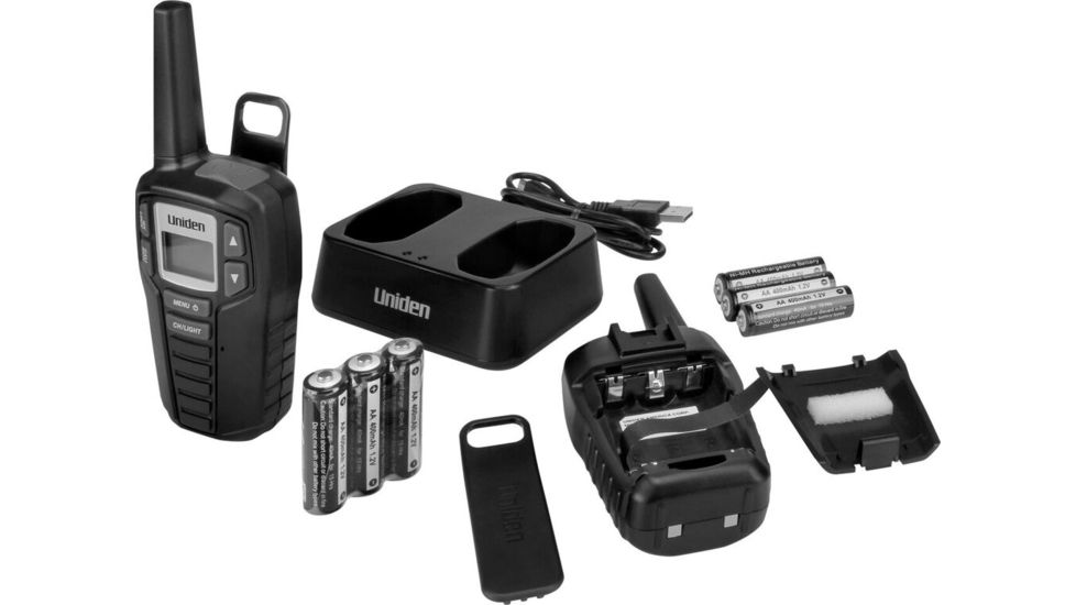 Uniden 23 Mile Two Way Radios, Black SX237-2CK