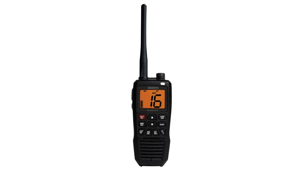 Uniden Atlantis 275 VHF Marine Radio, Black Atlantis 275