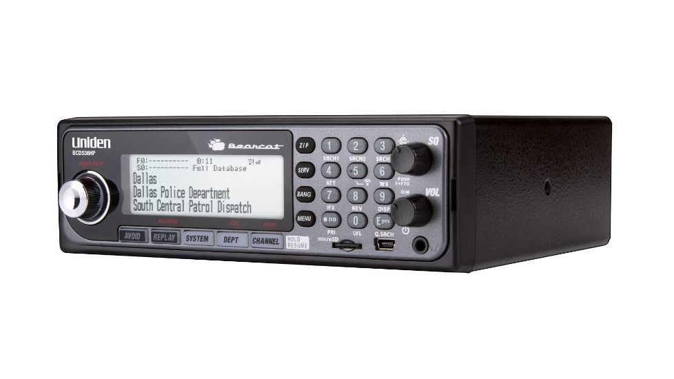 Uniden BCD536HP HomePatrol Series Scanner with Wi-Fi, Black BCD536HP