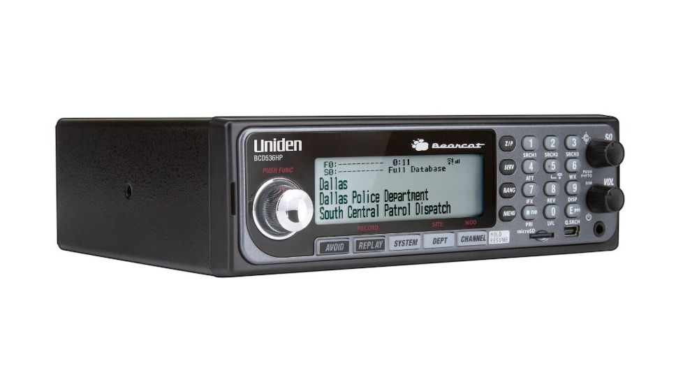 Uniden BCD536HP HomePatrol Series Scanner with Wi-Fi, Black BCD536HP