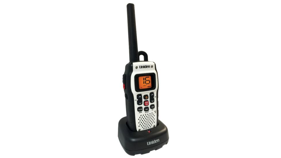 Uniden Handheld Two-Way VHF Marine Radio, Black/White Atlantis 150