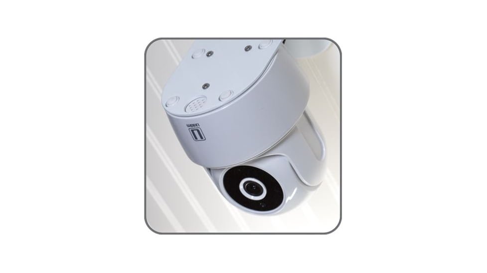 Uniden Indoor WiFi Pan/Tilt Video Surveillance Camera, White AppCam26PT