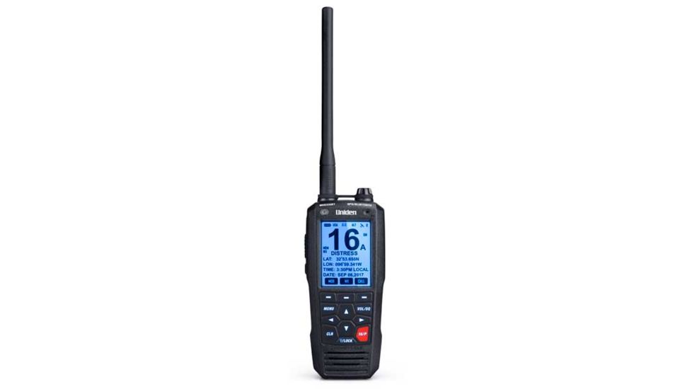 Uniden MHS335BT VHF Marine Radio, Black MHS335BT