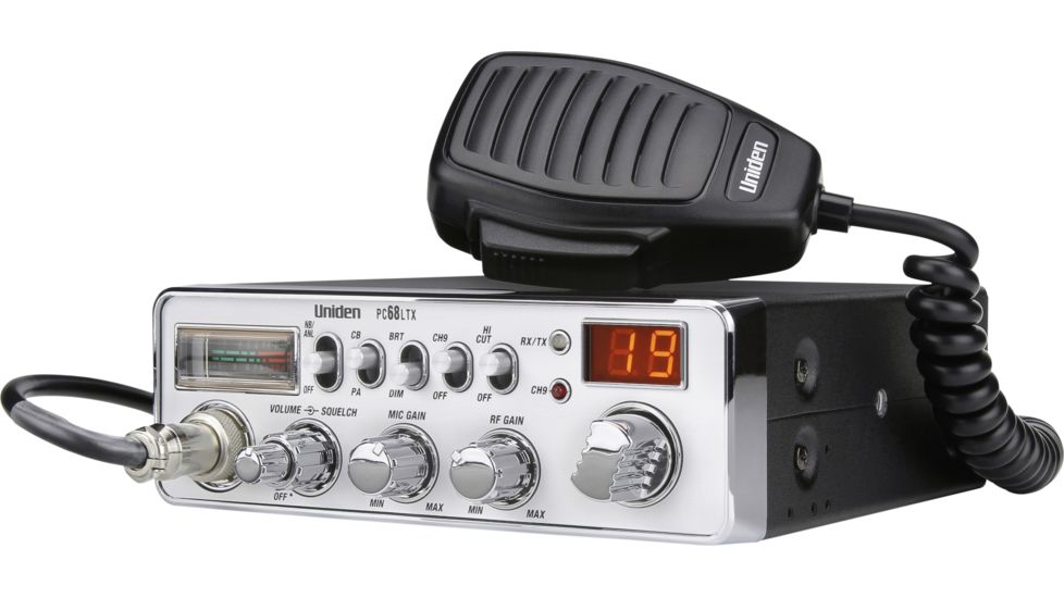 Uniden Professional 40 Channel CB Radio - PC68LTX, Black PC68LTX