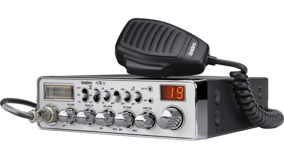 Uniden Professional 40 Channel CB Radio - PC78LTX, Black PC78LTX